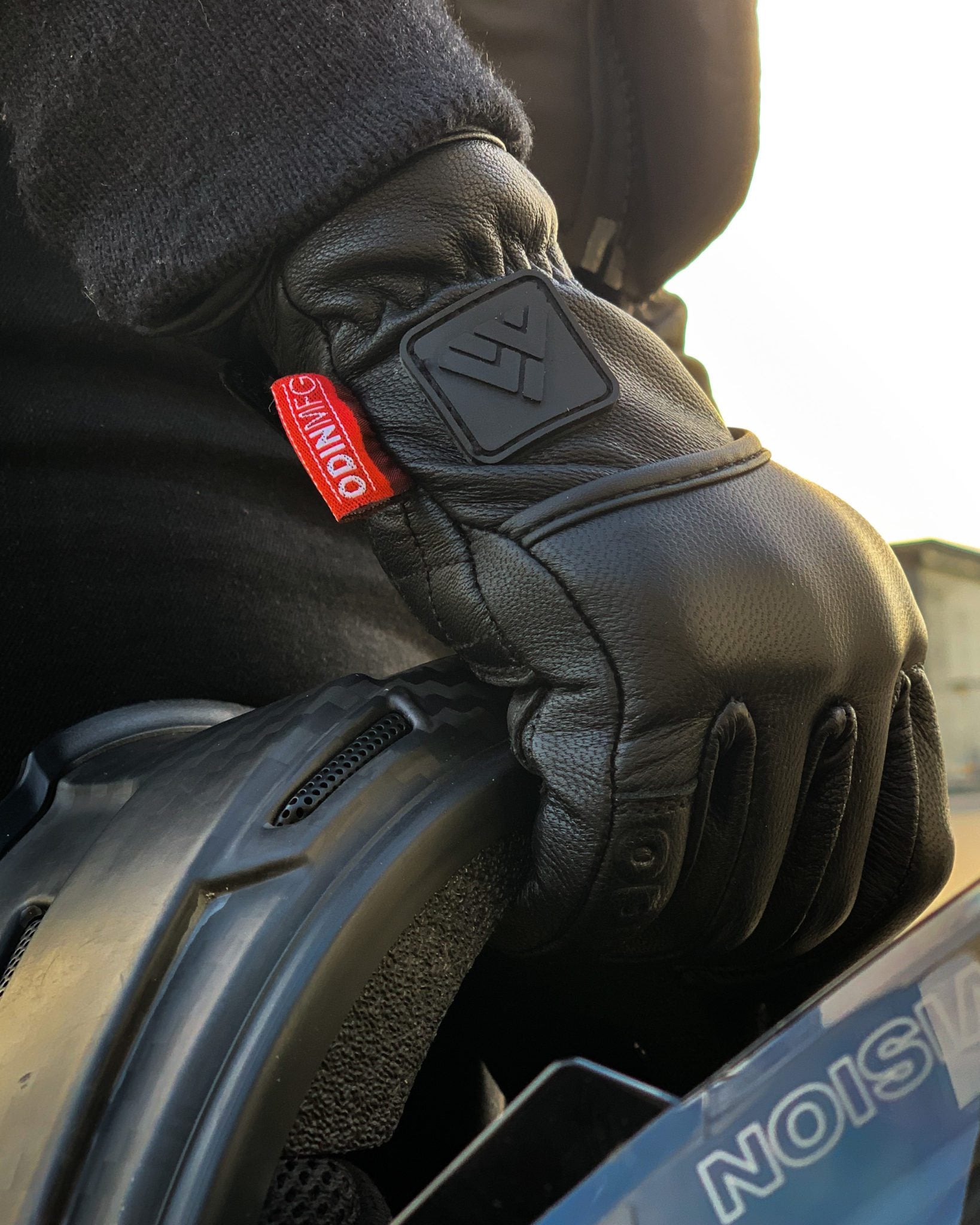 Odin Mfg Heavy Hitter leather motorcycle gloves