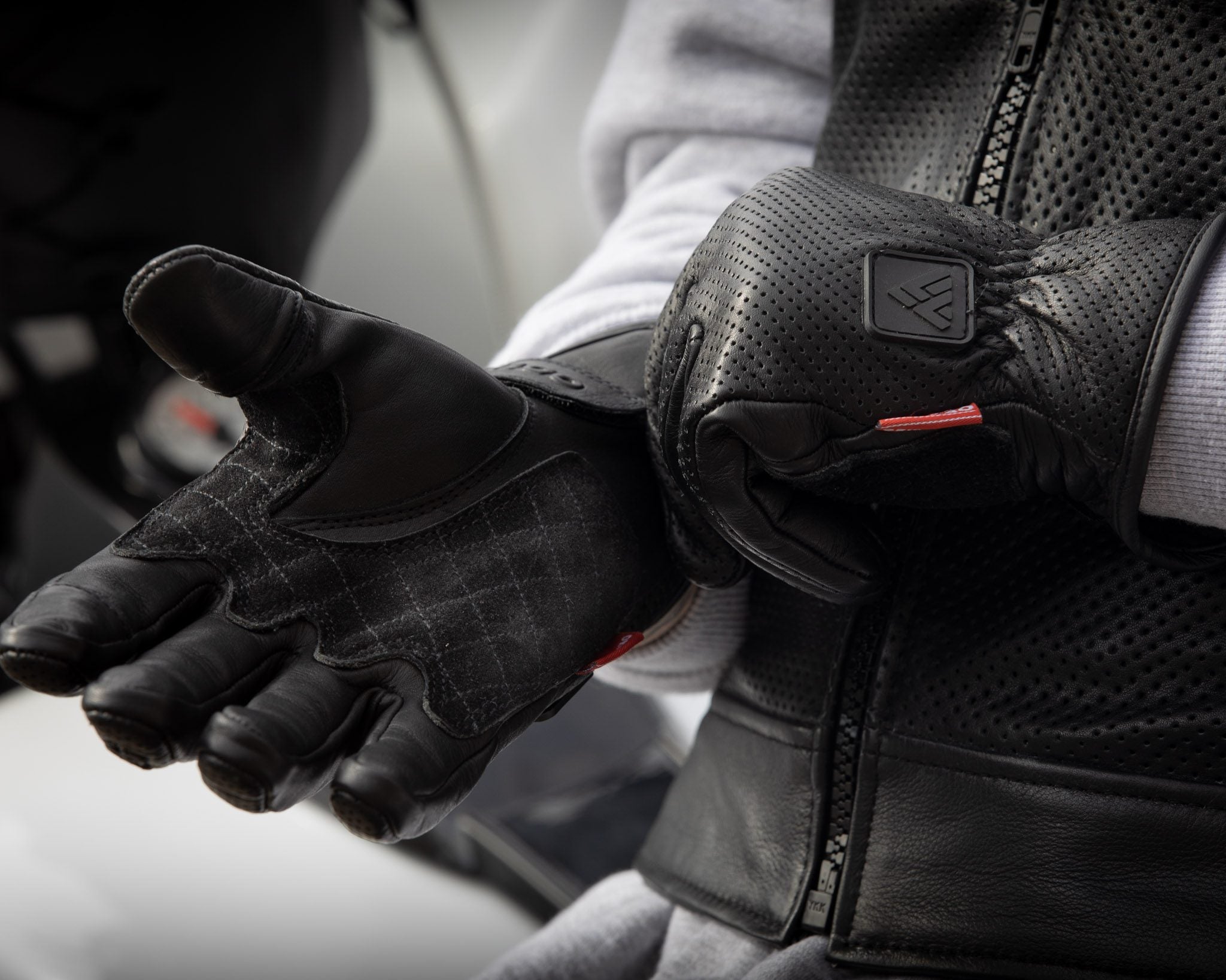 Odin Mfg Originals leather motorcycle gloves