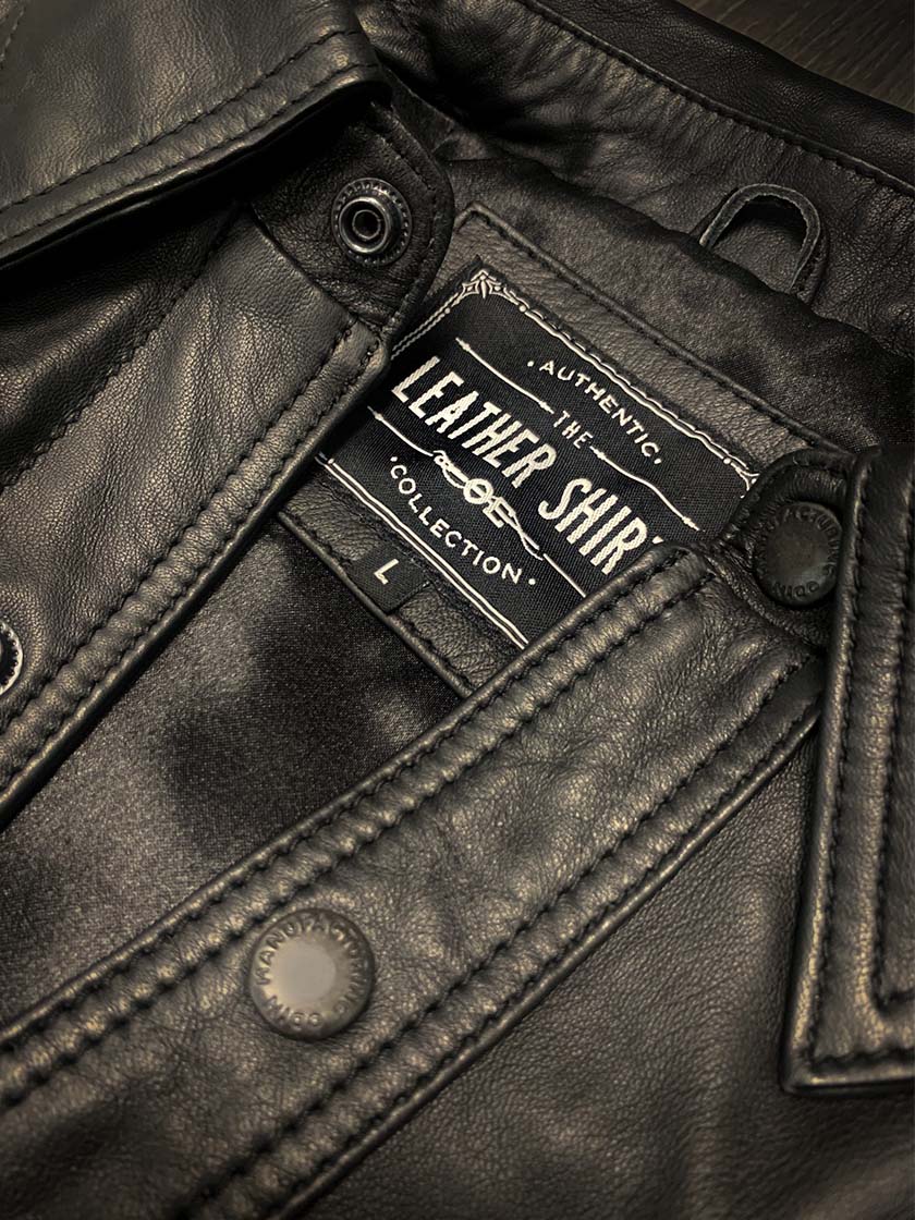 Men's Leather Shirt