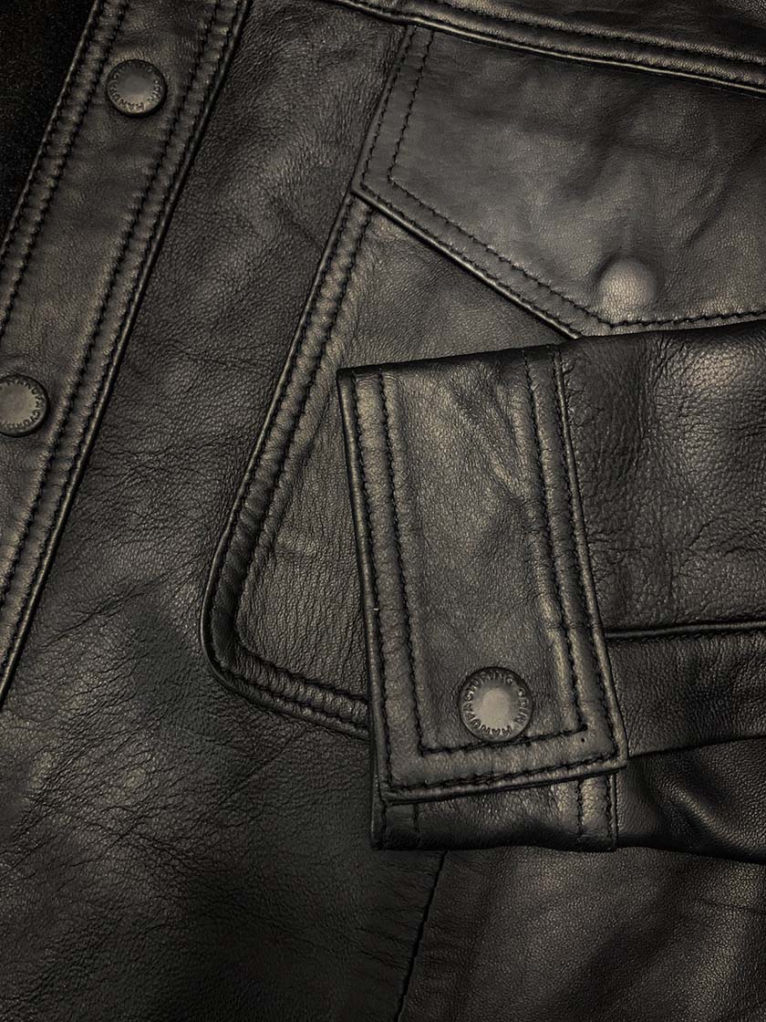 Men's Leather Shirt