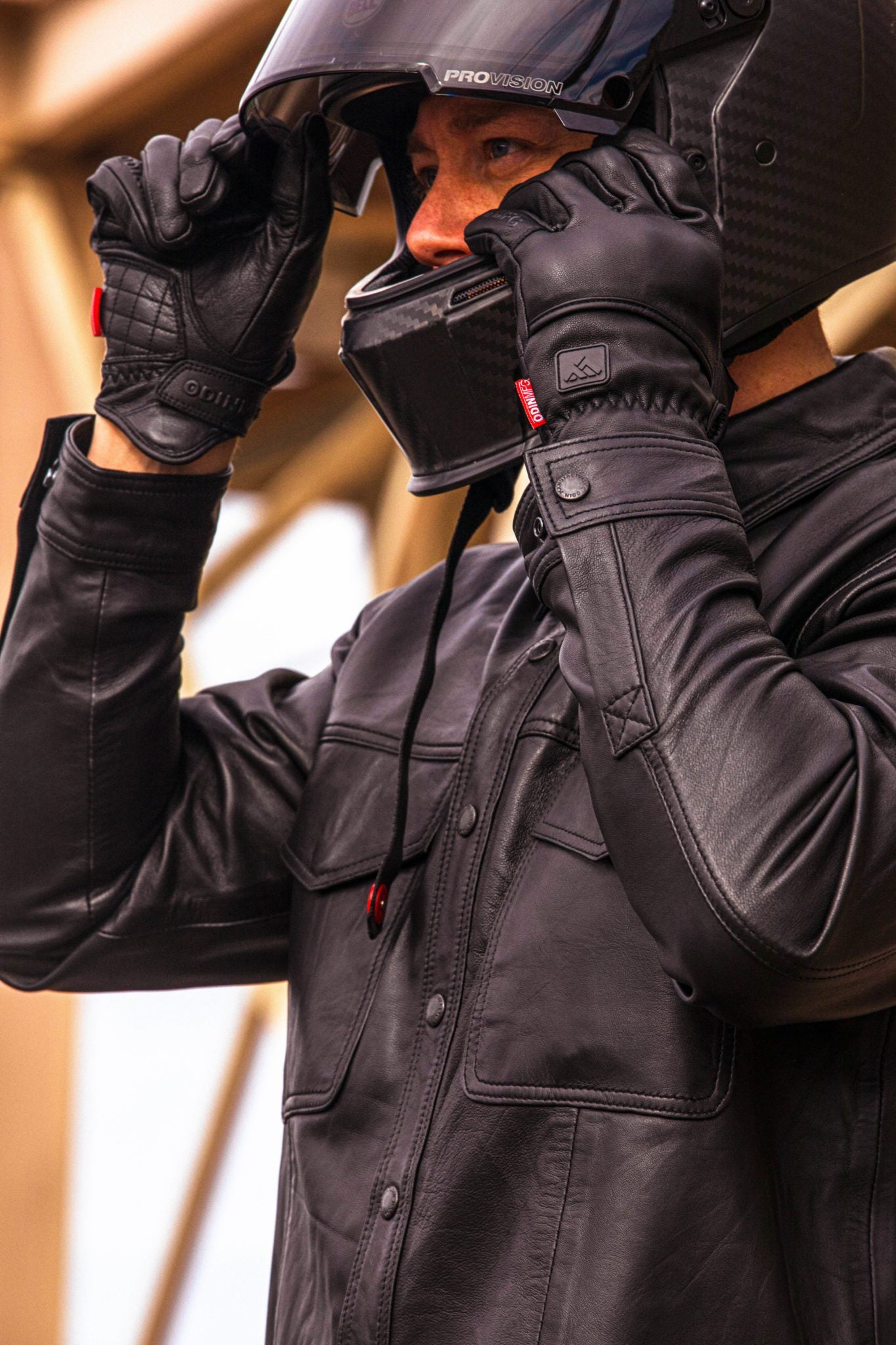 Men's Leather Shirt
