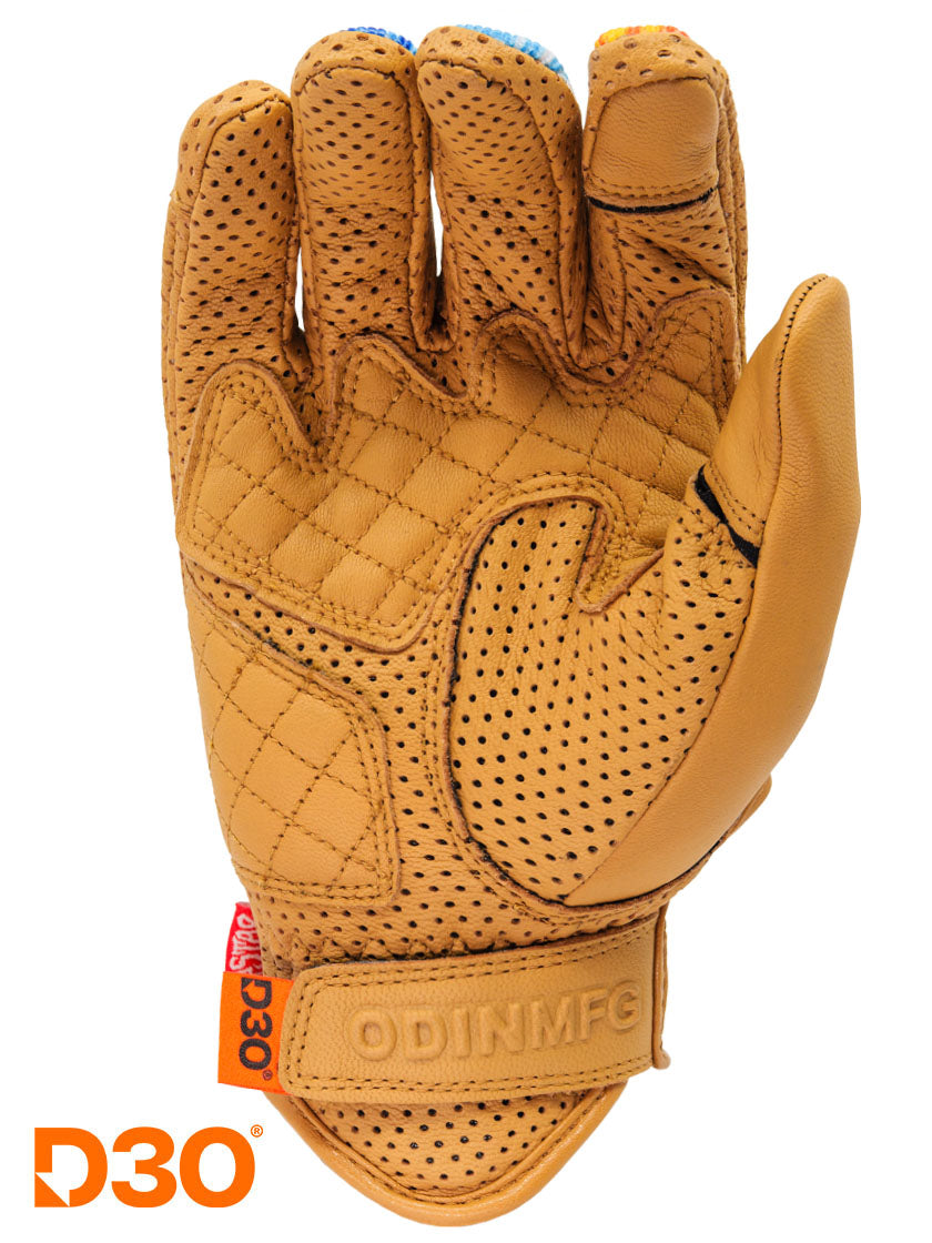 D3O Brapstar x Odin Mfg Baja Heavy Hitters Motorcycle Gloves D3O Brapstar x Odin Mfg Baja Heavy Hitters Motorcycle Gloves