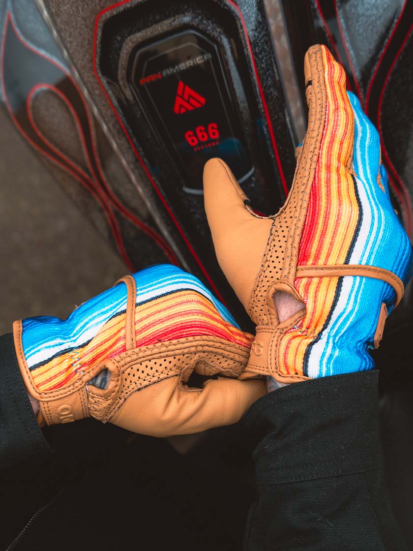 D3O Brapstar x Odin Mfg Baja Heavy Hitters Motorcycle Gloves