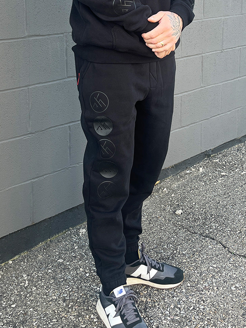 Pvot Premium Stretch Sweat Pants (Black) - XS