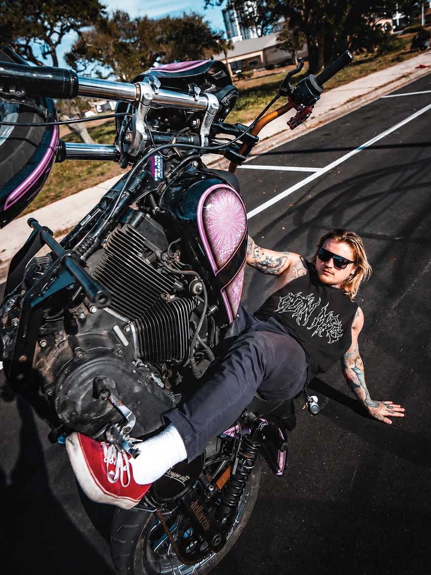 skins ベスト Blacklist Tank Top | Men's Motorcycle Tank Top - Odin MFG – Odin Mfg
