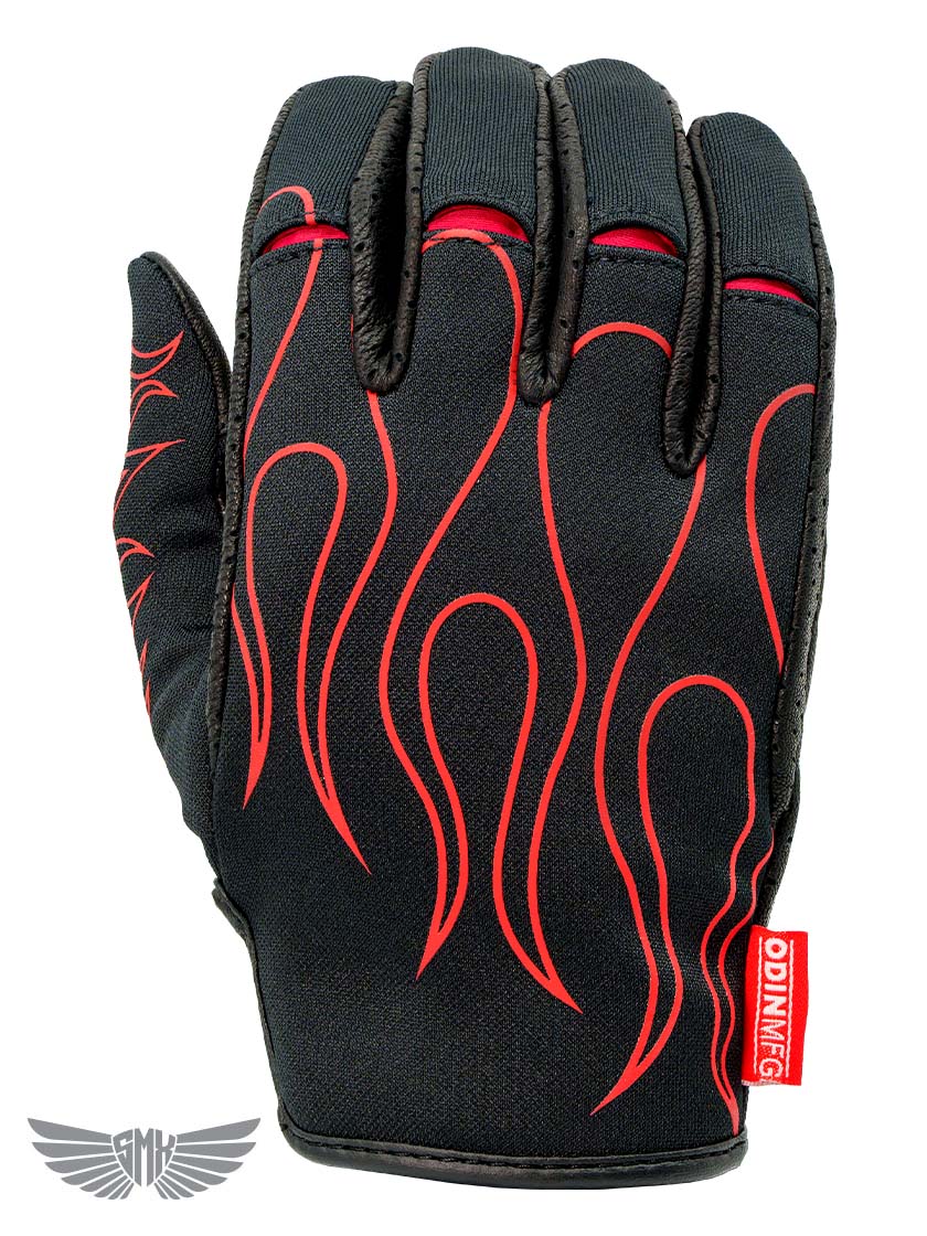 Combustion SMX Gloves - Red Pinstripe Flame – Odin Mfg