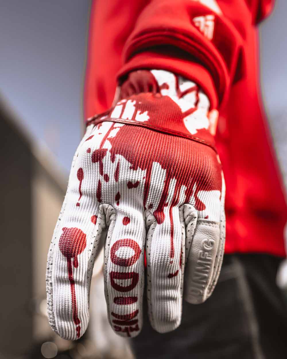 D3O Heavy Hitters Motorcycle Gloves - Bloodbath – Odin Mfg