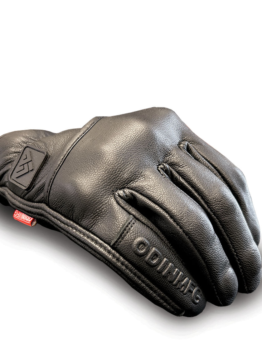 D3O Heavy Hitters Motorcycle Gloves - Black Smooth