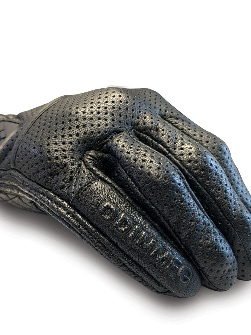 D3O Heavy Hitters Motorcycle Gloves - Black Perforated – Odin Mfg