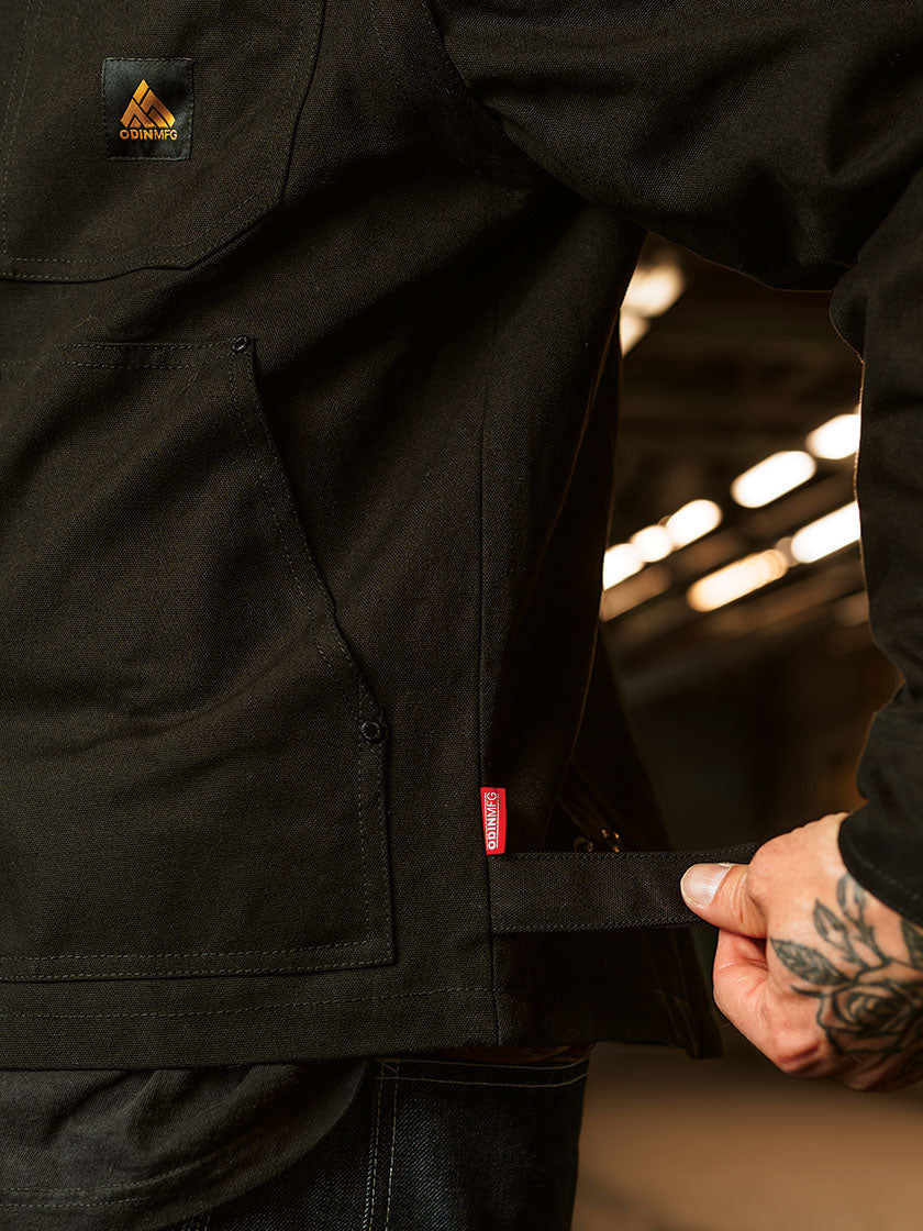 Duck Canvas Removable Sleeve Shop Jacket - Odin Mfg