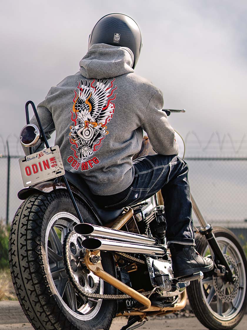 Freedom Eagle Zip-Up Hoodie | Odin Mfg x Dweeb Designs