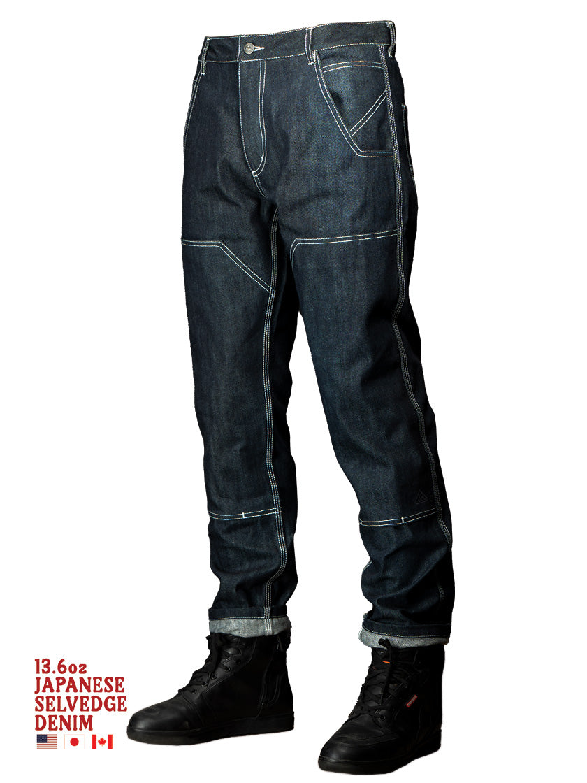 Japanese Denim Motorcycle Pants | Odin Mfg Selvedge Jeans