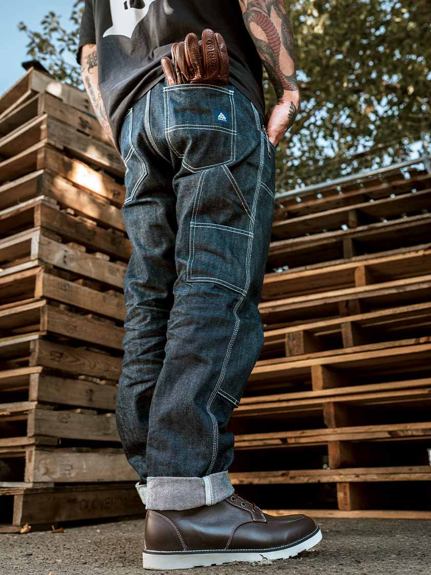 Japanese Denim Motorcycle Pants | Odin Mfg Selvedge Jeans