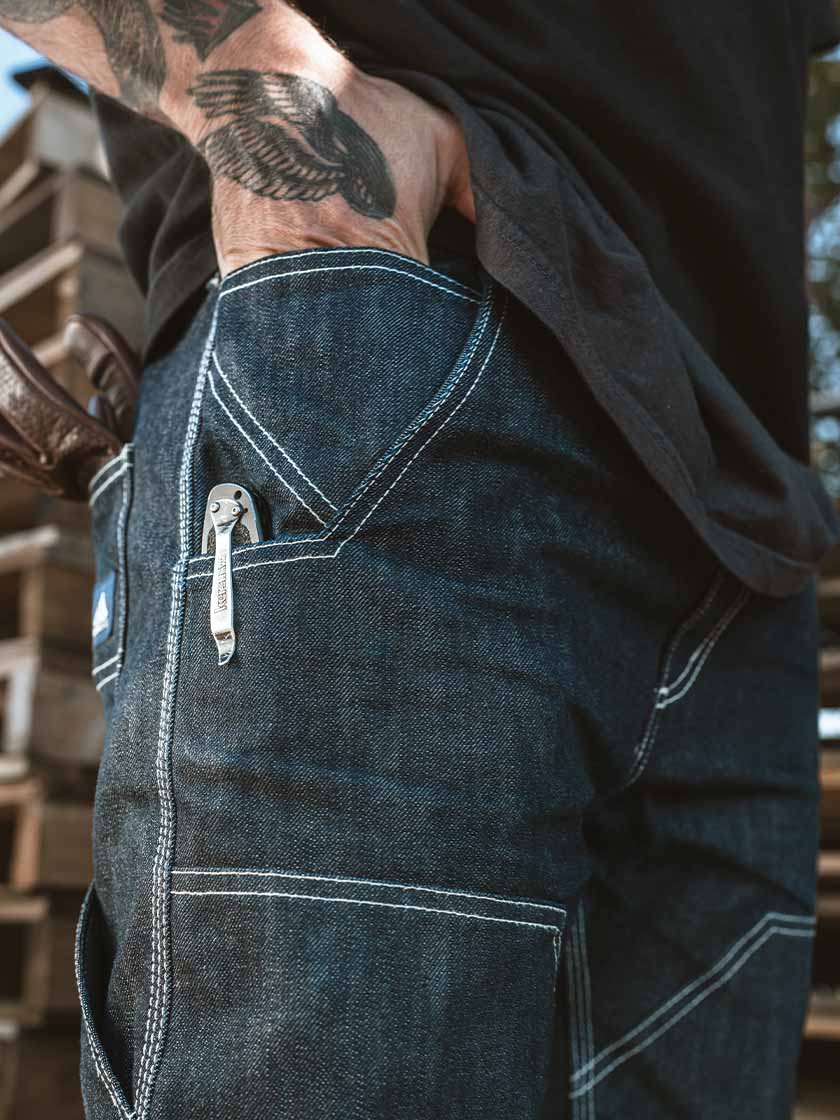 Japanese Denim Motorcycle Pants | Odin Mfg Selvedge Jeans