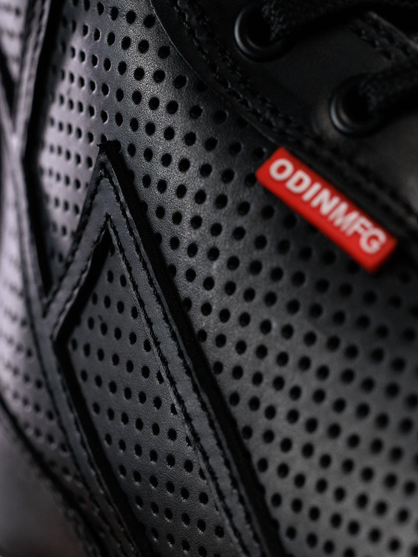 Apex Aero Perforated Motorcycle Shoes - Black – Odin Mfg