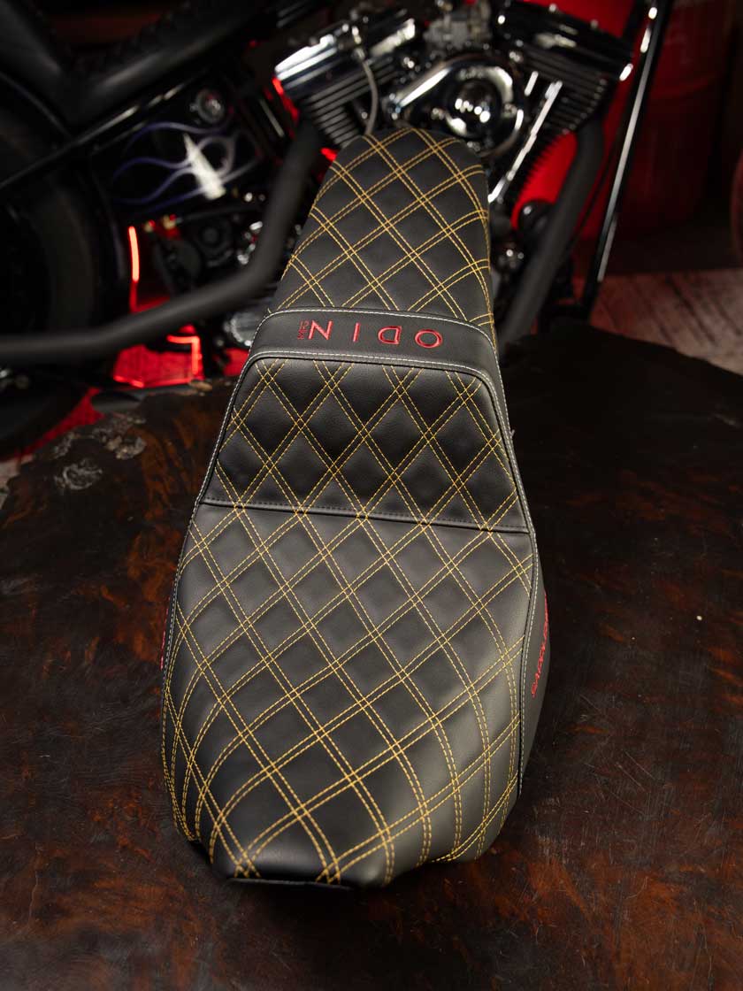 Saddlemen Seat - Touring 2008-2024 Yellow Diamond – Odin Mfg
