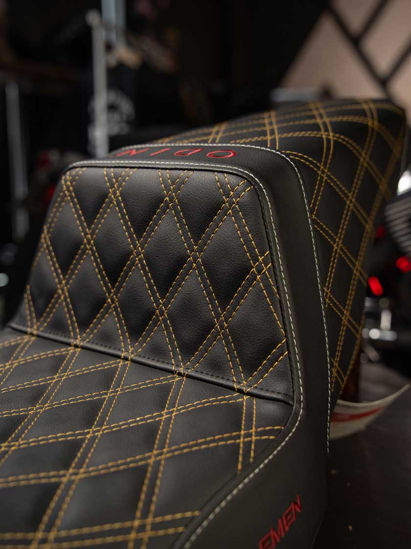 Saddlemen Seat - Touring 2008-2024 Yellow Diamond – Odin Mfg
