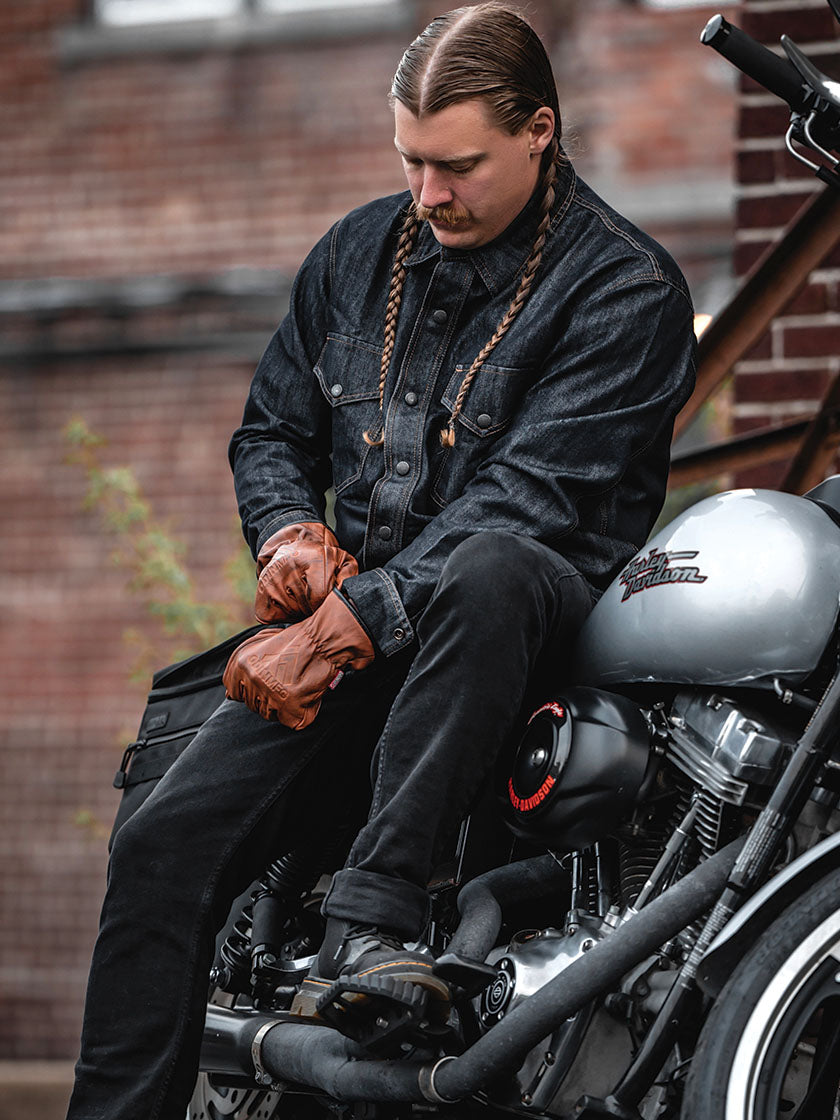 Ropers Motorcycle Gloves - Odin Mfg