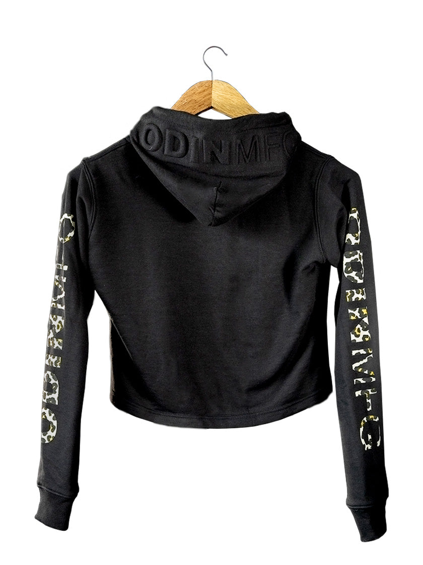 womenswildcatcroppedhoodieback