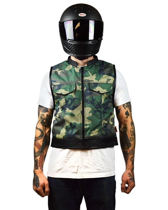 Steadfast Motorcycle Vest - Camo – Odin Mfg