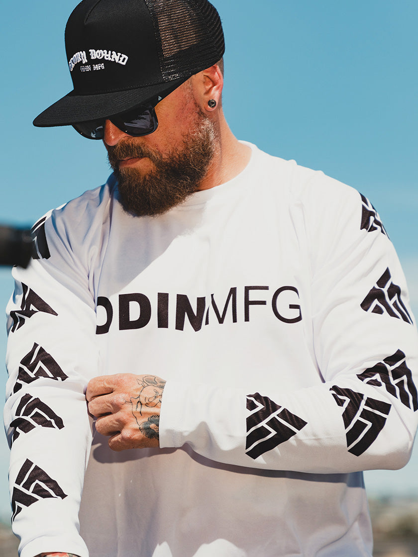 ODIN MFG ダイヤモンドスリーブライディングジャージ Sleeved Riding Jersey - Odin Mfg