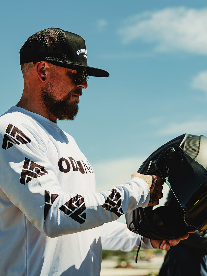 ODIN MFG ダイヤモンドスリーブライディングジャージ ODINMFG ダイヤモンドスリーブライディングジャージ ウェア