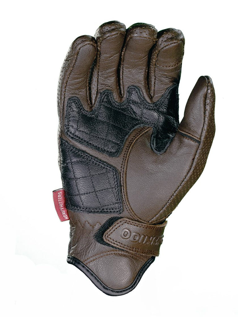 Odin Mfg Heavy hitters leather motorcycle glove knuckles